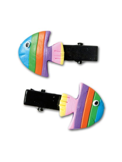 PINCE A CHEVEUX POISSON 2 PIECES 