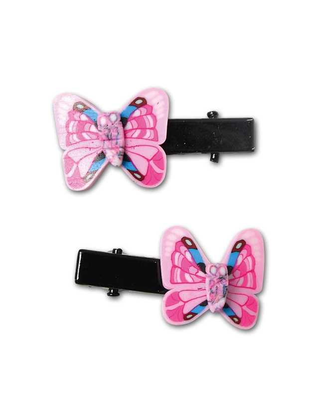 BUTTERFLY HAIRCLIP 2 PIECES 