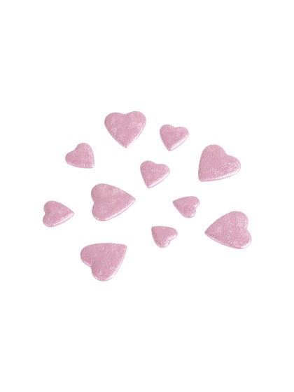 BAG OF 50GR 3D HEARTS TO DISPERSE LAVENDER 