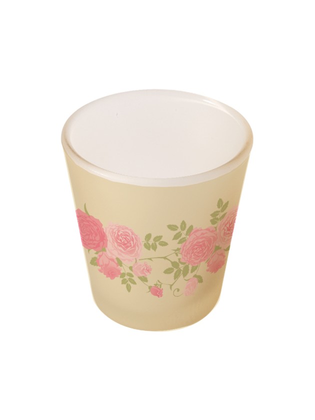 ROSES CANDLE HOLDER DIA 5.6CM X 6.8CM