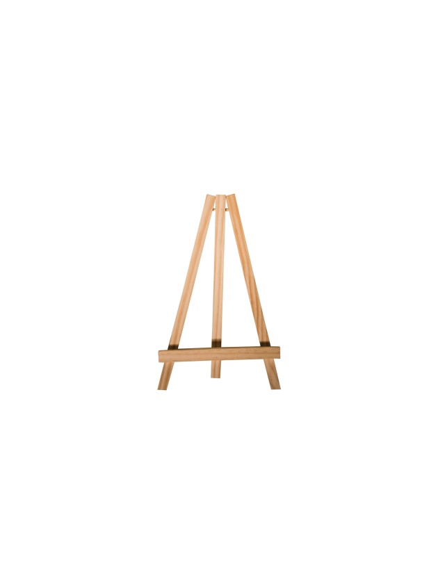 SET OF 6 WOODEN EASELS 8CM X 4.5CM