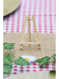 SET 6 CHEVALETS BOIS 8CM X 4.5CM