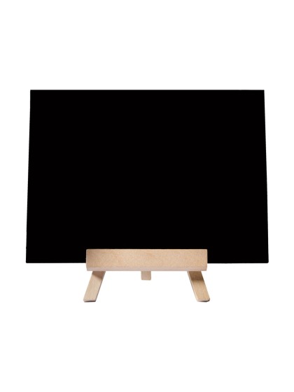 SLATE ON WOODEN EASEL 14CM X 10CM