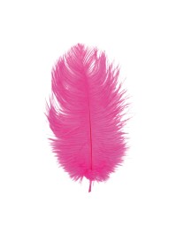 SACHET 2 PLUMES AUTRUCHE FUCHSIA 30-35CM