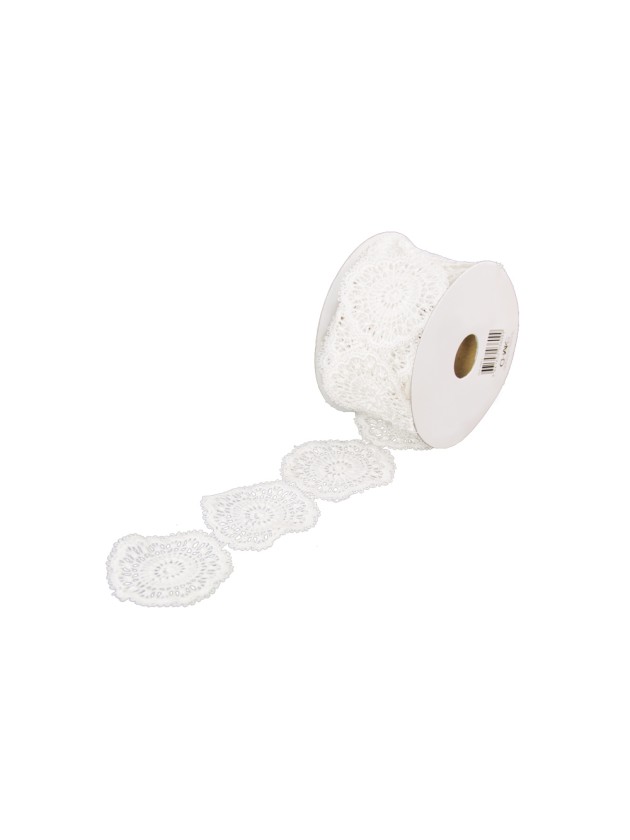 LACE COTTON NAPKIN RIBBON 5CM X 2M