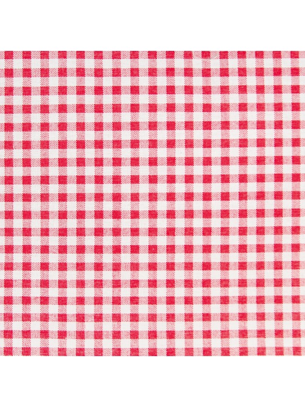 RED GINGHAM LINEN EFFECT TABLE RUNNER 28CM X 5M