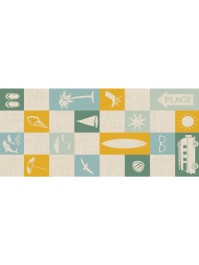 BEACH LINEN TABLE RUNNER 28CM X 5M