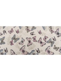 CHEMIN DE TABLE LIN PAPILLONS 28CM X 5M