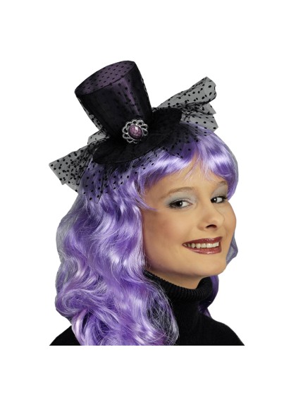 MINI HIGH HAT VEIL PURPLE 