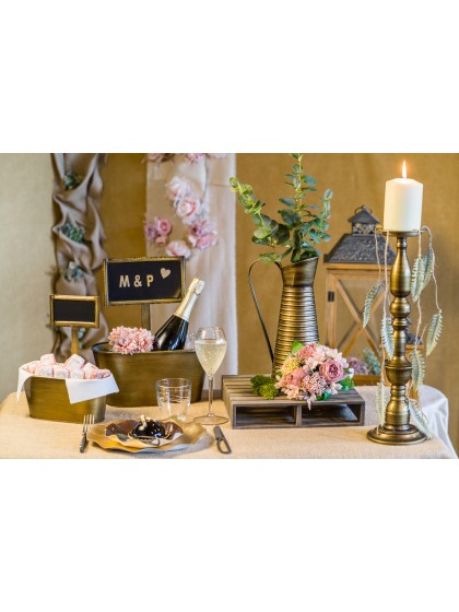 DECO MURALE PALETTE AV PINCES 29.5CM X 29.5CM X 7.5CM