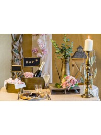 DECO MURALE PALETTE AV PINCES 29.5CM X 29.5CM X 7.5CM