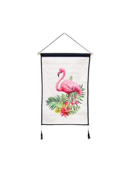 KAKEMONO FLAMANT ROSE 48CM X 66CM X 1.5CM