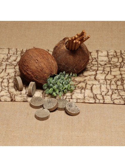 CHEMIN DE TABLE FOURRURE GIRAFE 30CM X 3M