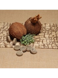 FAUX FUR GIRAFFE PRINTED TABLE RUNNER 30CM X 3M