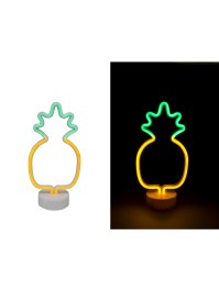 ANANAS NEON VERT JAUNE 16CM X 33CM