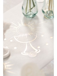 ELEGANCE MATT GOLD CHALICE TABLE RUNNER 28CM X 5M