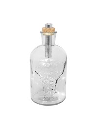 ELEPHANT BOTTLE 5 LEDS DIA 10.3CM X 22CM