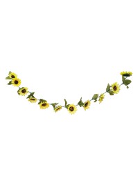 SUNFLOWERS GARLAND 220CM