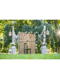 WHITE HYDRANGEA GARLAND 220CM