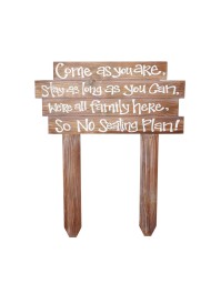 ENGLISH WEDDING BOARD NO SEATING PLAN 81CM X 1CM X 100CM