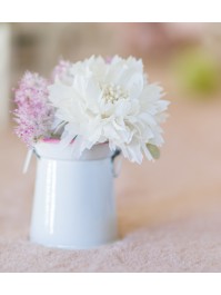 BUNCH OF CREAM FLOWERS 26CM / FLOWER DIA 6CM