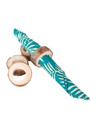 8 WOODEN NAPKIN RINGS DIA 3CM X 1.8CM