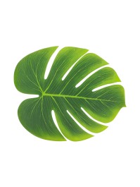 LOT 3 FEUILLES TROPICALES 29CM X 35CM