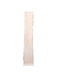 PLANK ON METAL STAND WHITE WASHED 32-40CM X 195CM