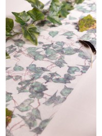 IVY LEAVES ROMANCE TABLE RUNNER 30CM X 5M