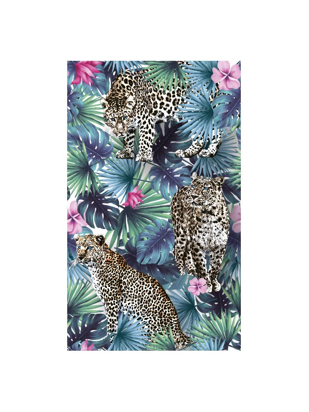 ROMANCE JUNGLE TABLE RUNNER 30CM X 5M