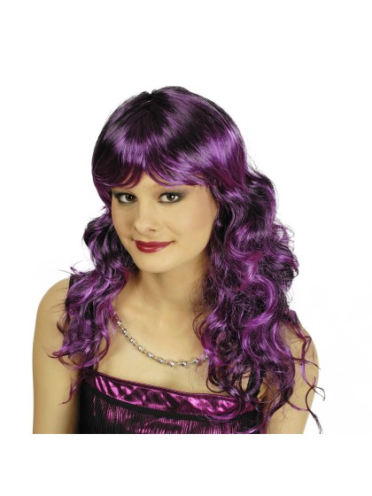 PERRUQUE SUSI VIOLET ET NOIR 