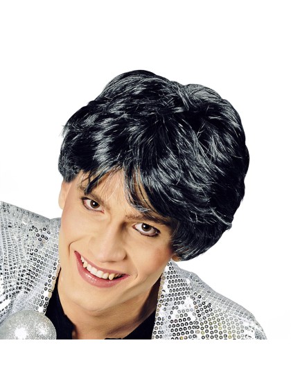 WIG BOB WHITE WITH ZEBRA PATTERN 