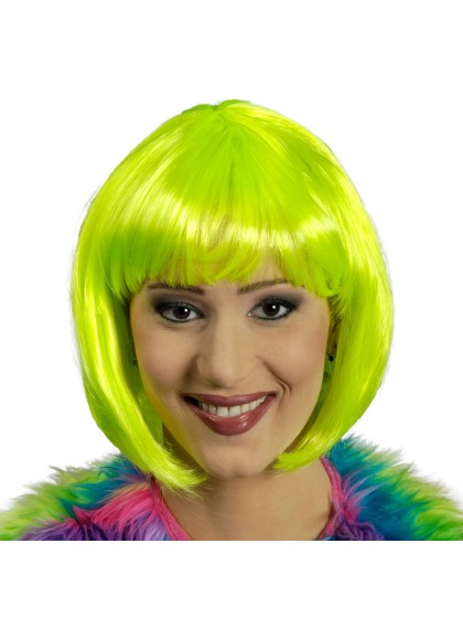WIG FOXY NEONGREEN FLAME RESISTANT 