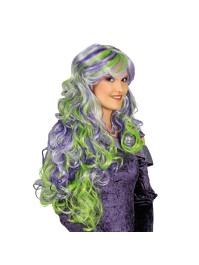 PERRUQUE TENTATION VERT VIOLET 