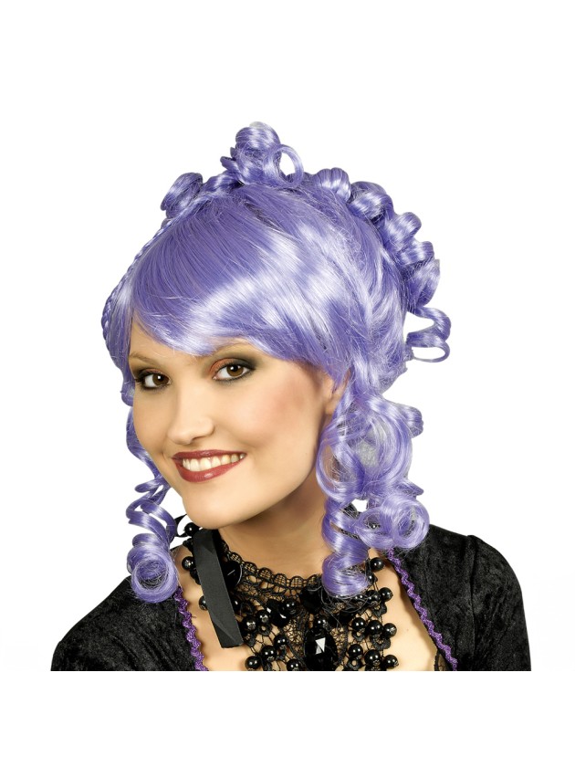 PERRUQUE ELAINE CHIGNON CHOUCROUTE VIOLET 