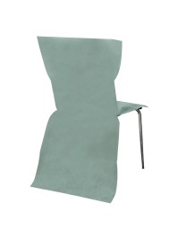 6 PASTEL GREEN CHAIR COVERS 