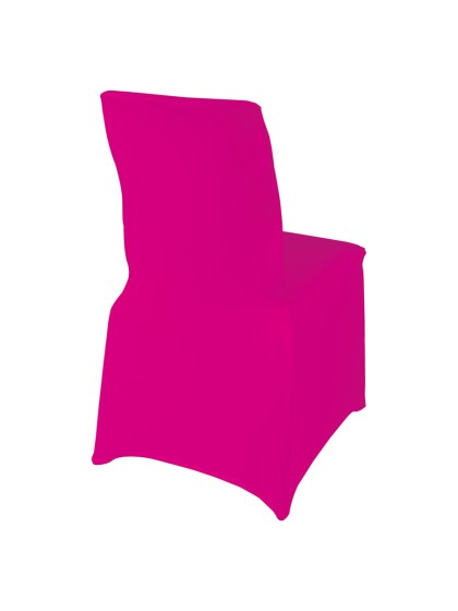 FUCHSIA SPANDEX CHAIR COVER 
