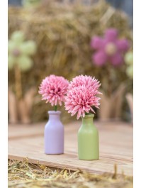 BUNCH OF 6 DAHLIA OLD PINK 26CM