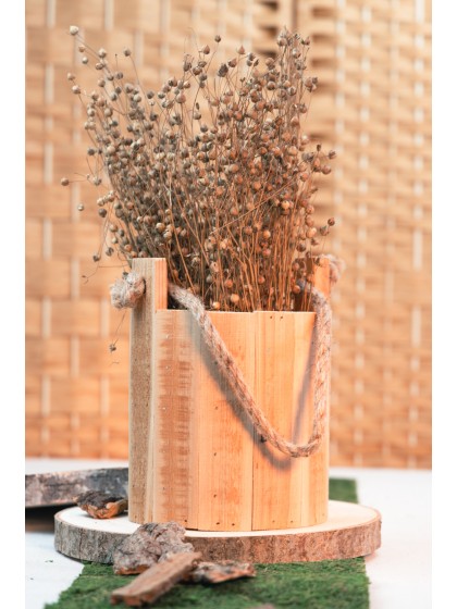 BOUQUET DE LIN 100G NATUREL 60CM