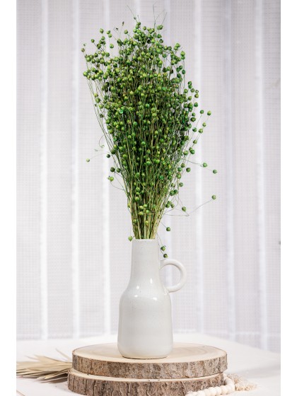 BUNCH OF LIGHT GREEN LINEN GRASS 100G 60CM