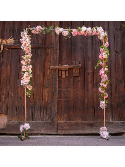 ARCHE CEREMONIE METAL OR CHAMPAGNE 1.5M X 2 M