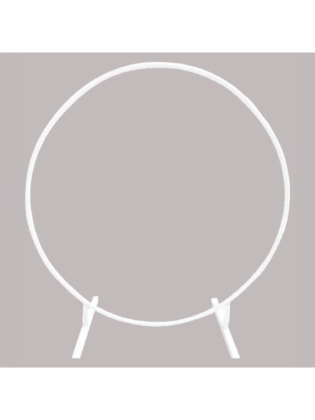 WHITE RING WEDDING ARCH 2M/ DIA 19MM