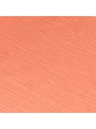 TABLE RUNNER COTTON EMBOSSED TANGERINE 26CM X 3M