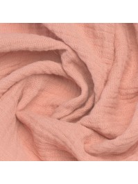 TABLE RUNNER COTTON EMBOSSED PEACH 26CM X 3M