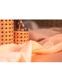 CHEMIN DE TABLE TARLATANE IVOIRE 28CM X 3M