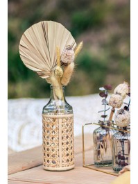 10 FEUILLES DE PALMIER ARRONDIES 50CM