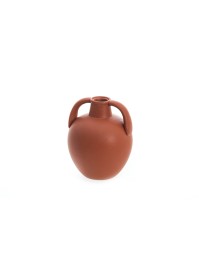 VASE TERRACOTTA ATHENES DIA 15CM X 17.8CM