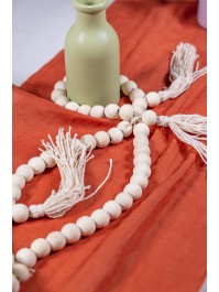 WOODEN BEADS GARLAND 120CM X 1.4CM X 1.4CM