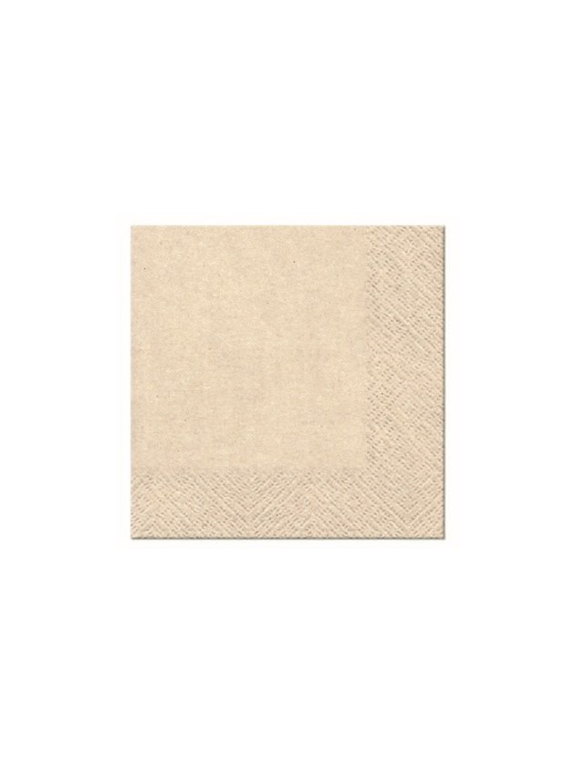 PAQUET DE 20 SERVIETTES PAPIER 3 PLIS COULEUR CRAFT WE CARE 25CM X 25CM