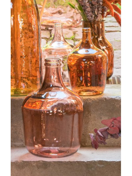 VASE JOANA 12L ROSE TENDER DIA 27CM X 42CM